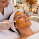 Pumpkin facial mask treatment